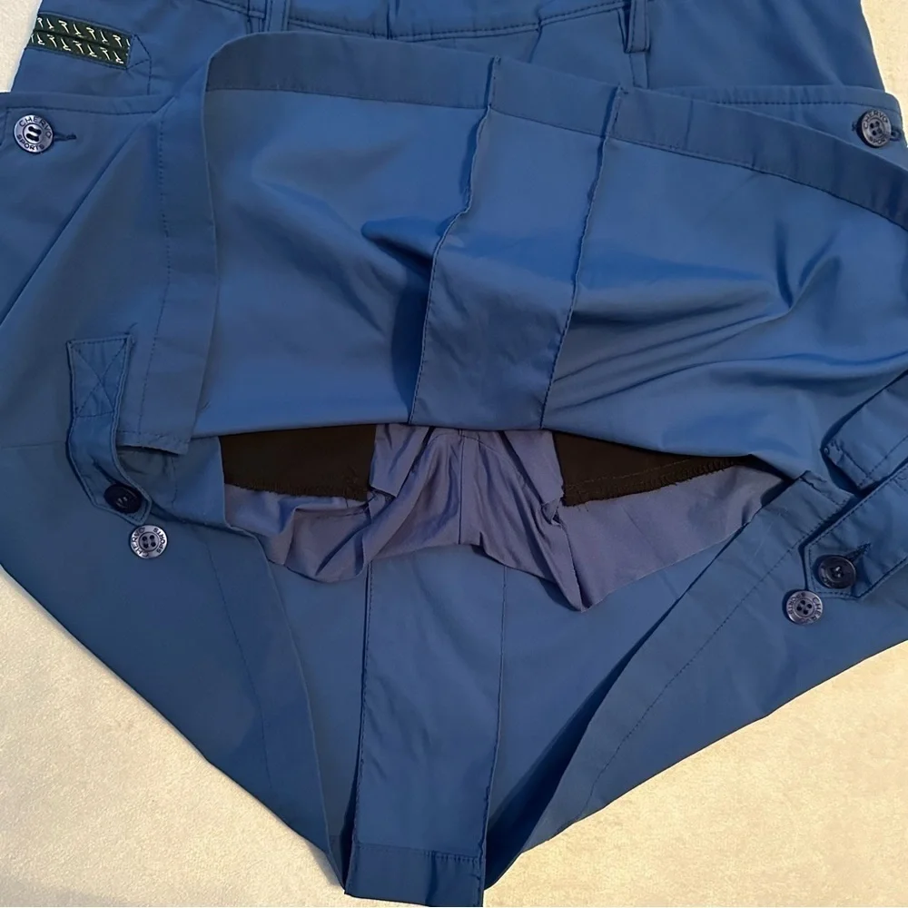 Chervo Golf Mini Short & Skirt Womens XS/ 4 Blue SKORT Pockets Activewear sport